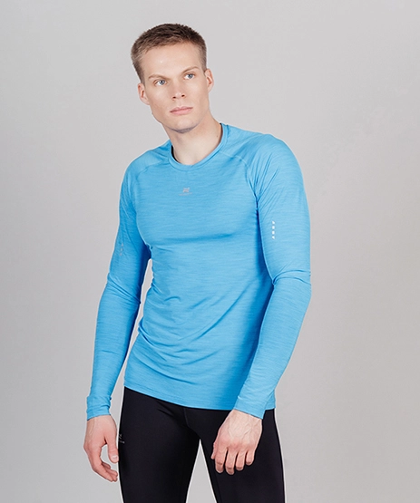 Футболка Nordski Pro Blue с длинным рукавом