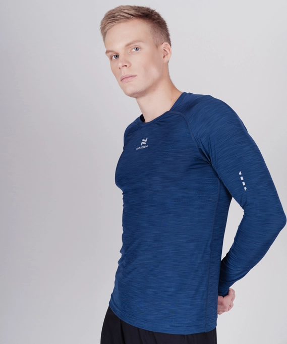 Футболка Nordski Pro Blue с длинным рукавом
