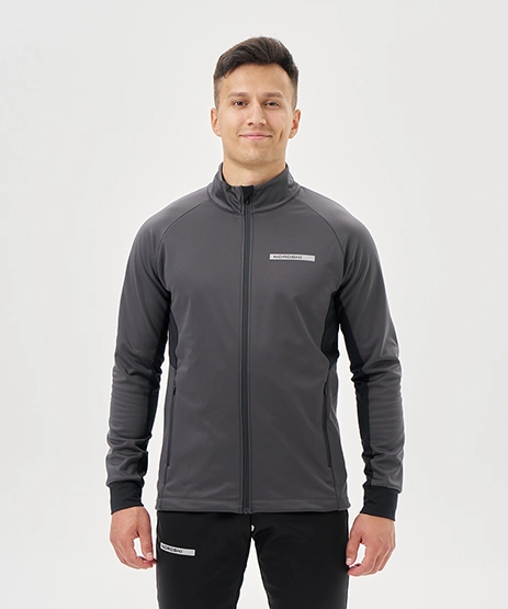 Тренировочная куртка Nordski Core Black/Breeze