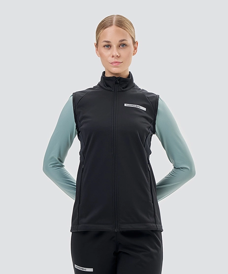 Жилет тренировочный Nordski Core Black/Soft Pink W