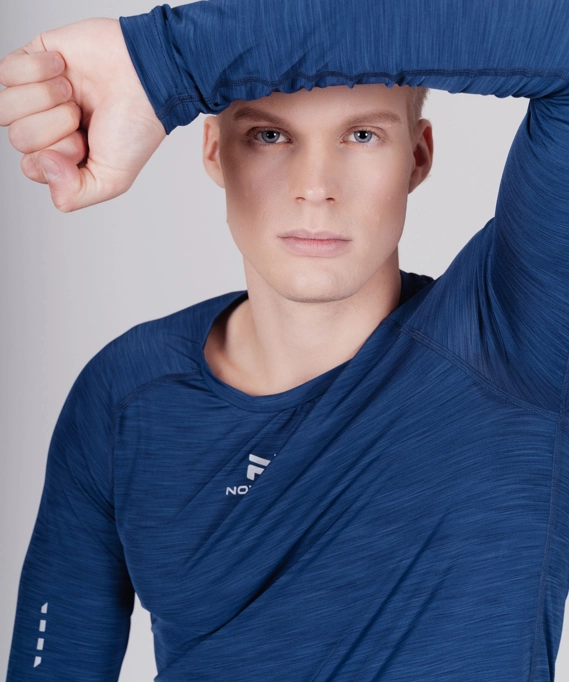 Футболка Nordski Pro Blue с длинным рукавом