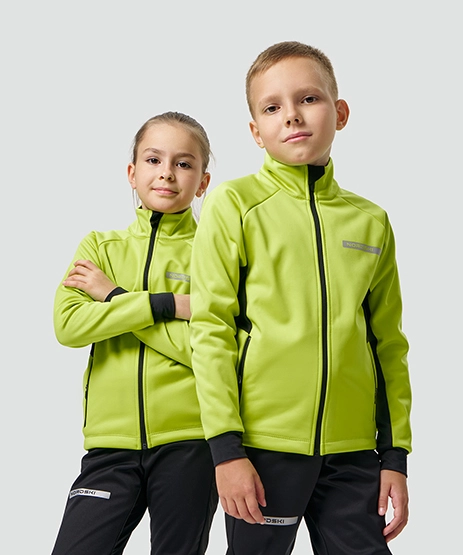 Тренировочная куртка Nordski Jr. Core Lime/Black