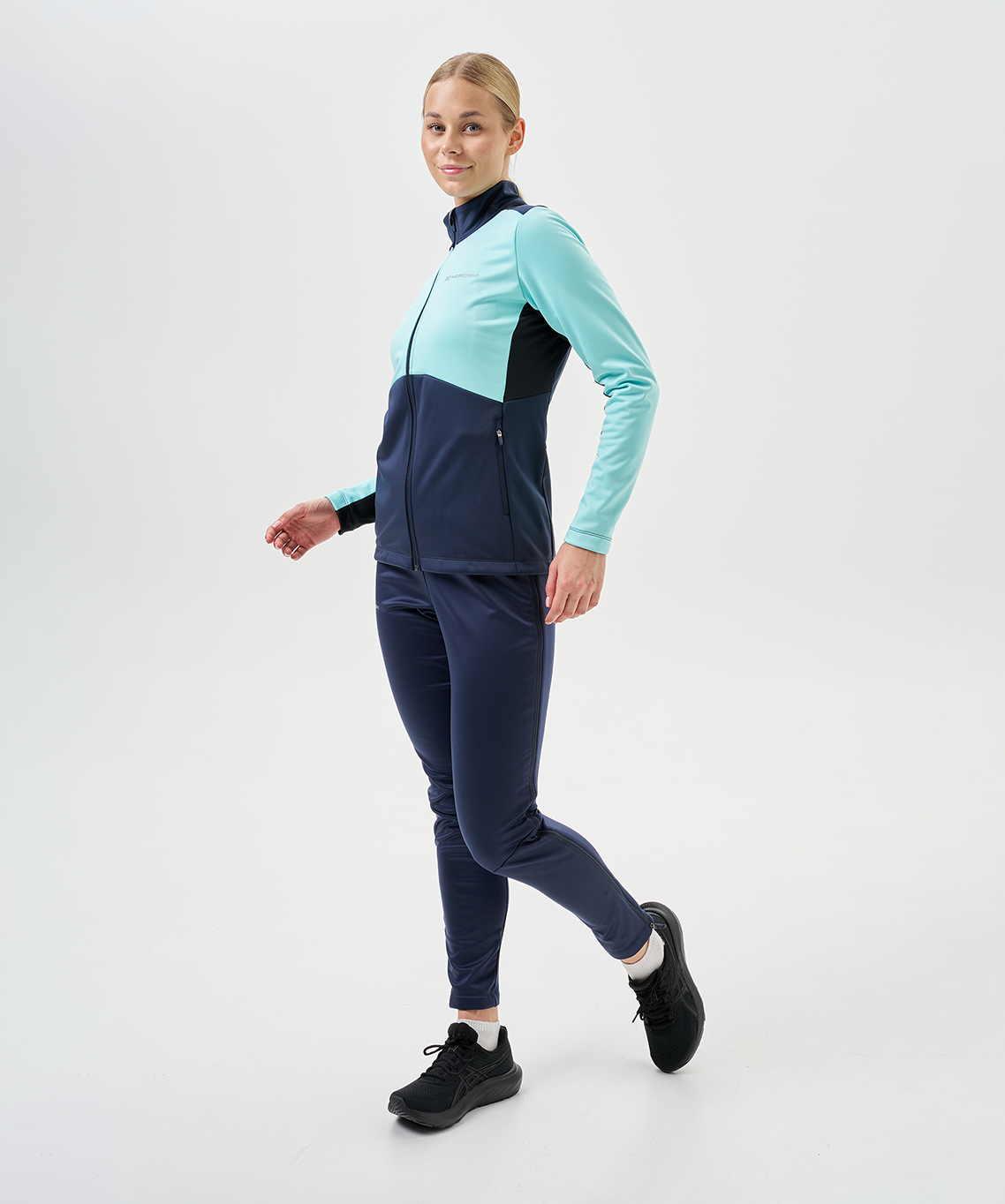 Тренировочная куртка Nordski Advance Mint/Blueberry W