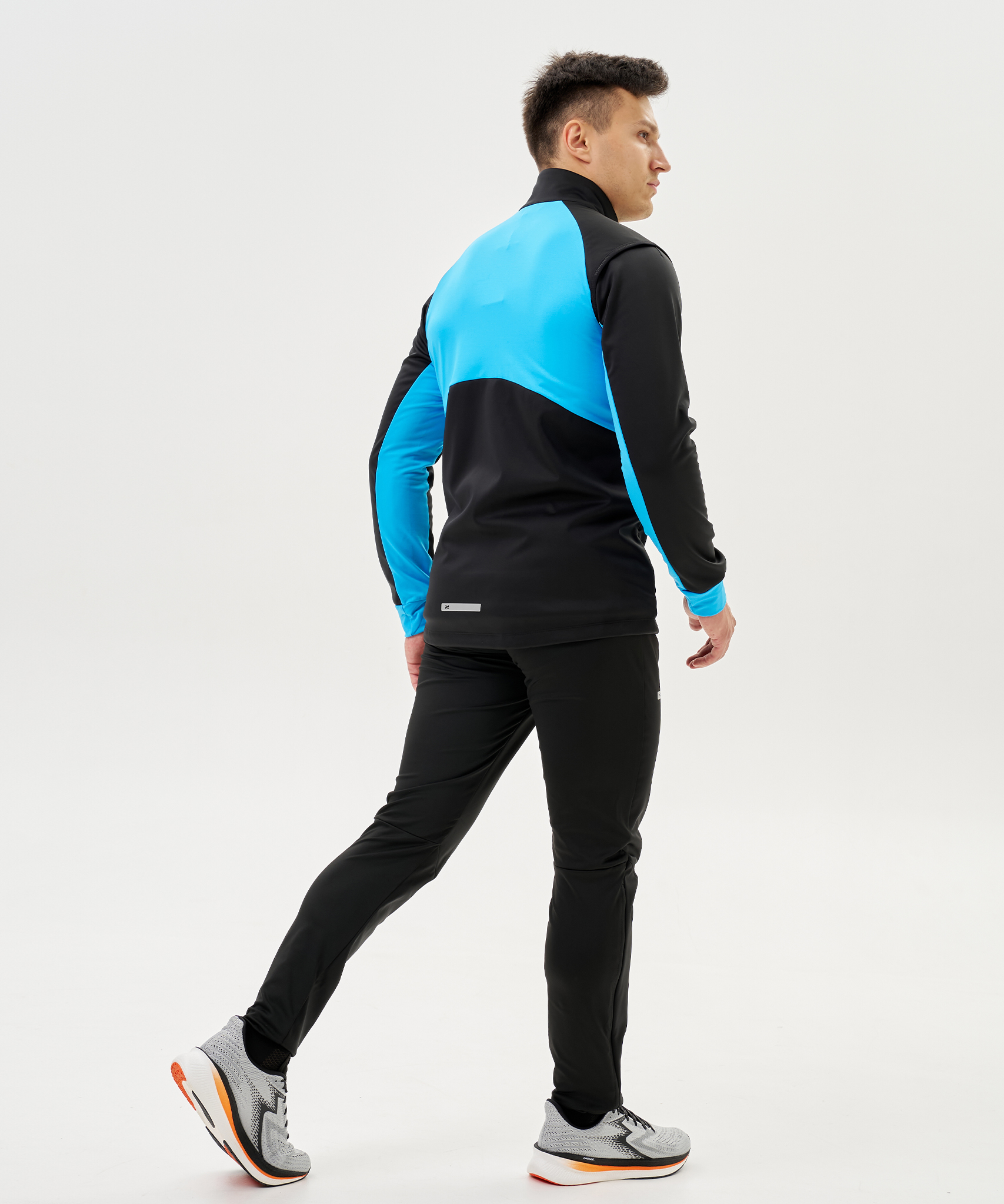 Жилет тренировочный Nordski Core Black/Light Blue