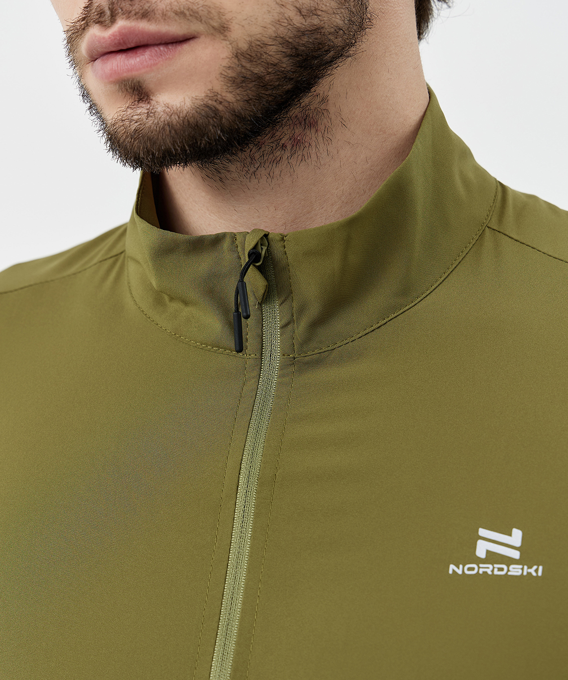 Ветровка беговая Nordski Light Cross Olive