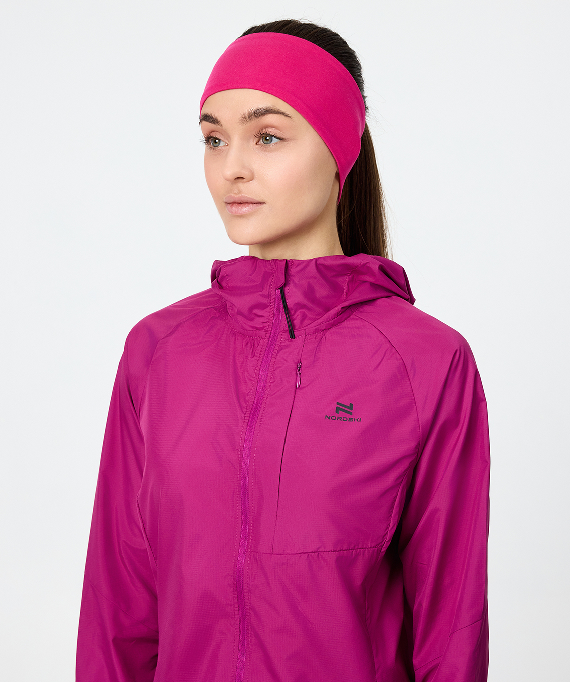 Повязка Nordski Simple Fuchsia